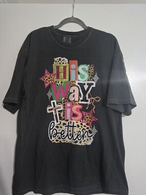 Comfort Colors Christian Women's Graphic T Shirt His Way Is Better